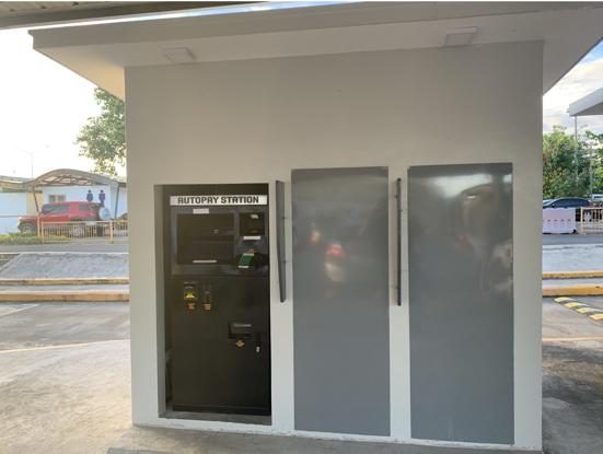 Parking exit at Cebu Airport
